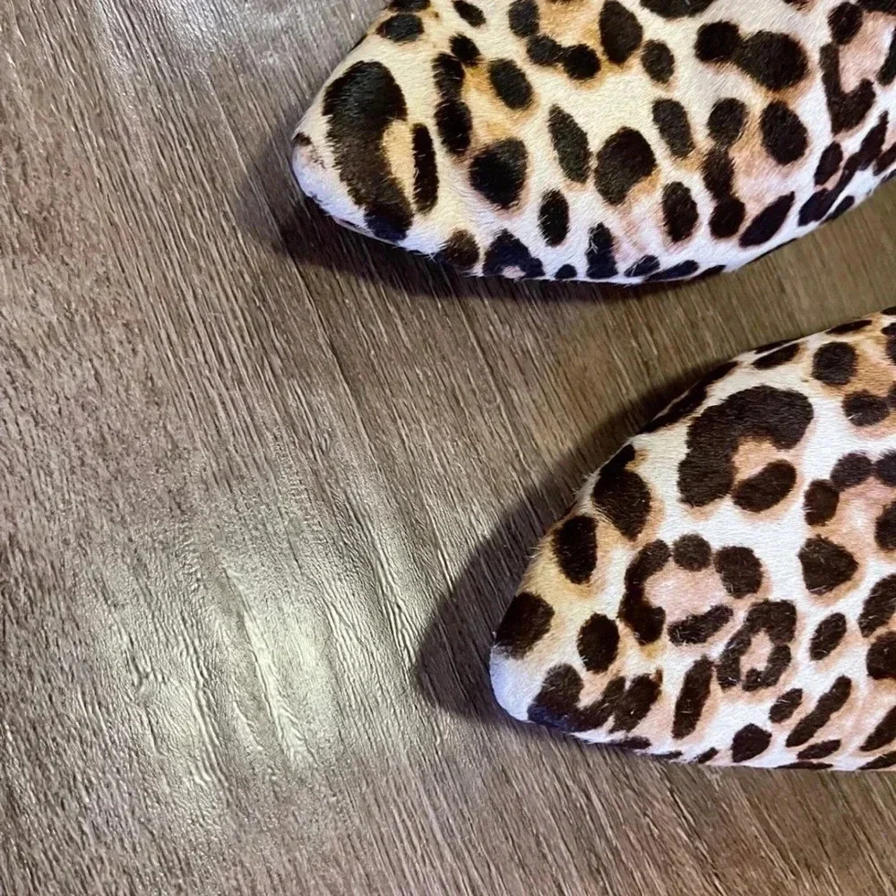 1. State fur animal print slides mules trend coastal western